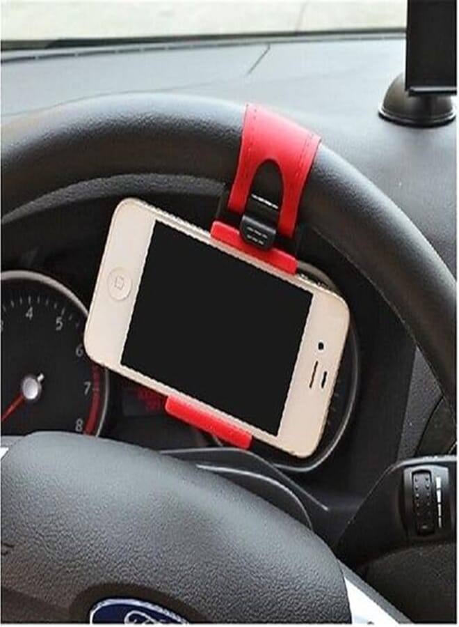 Universal Car Steer Wheel Bike Clip Mount Holder For iPhone For Cell Phones
